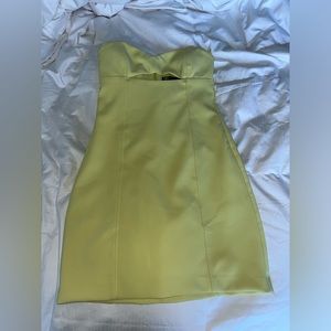 Zara mini strapless dress